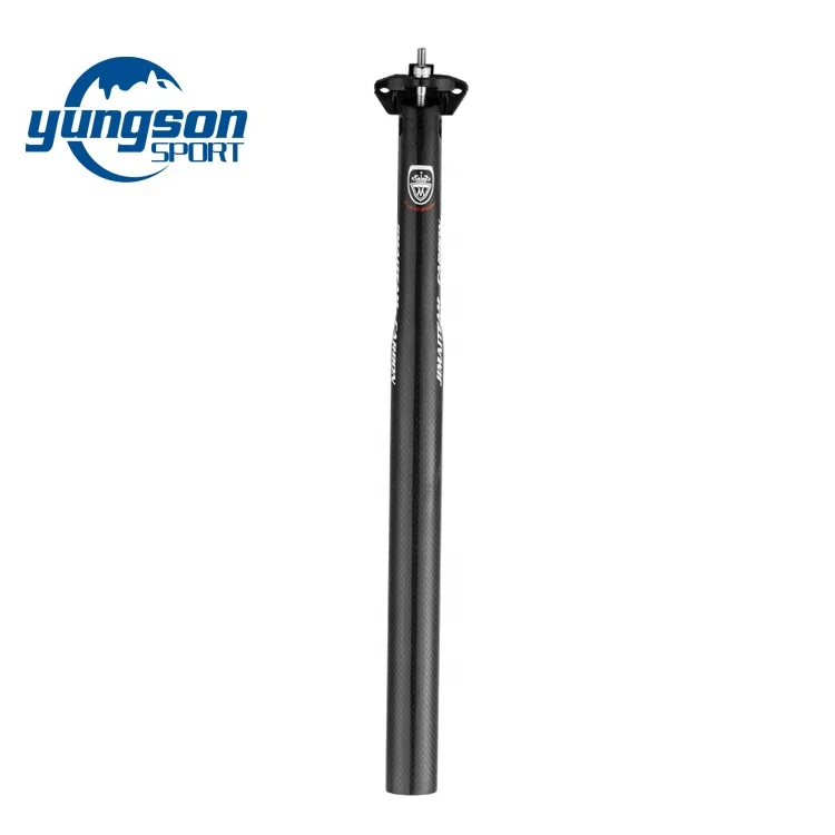 YUNGSON 27.2mm X 350mm FULL 3K CARBON FIBRE SEATPOST , road mtb etc