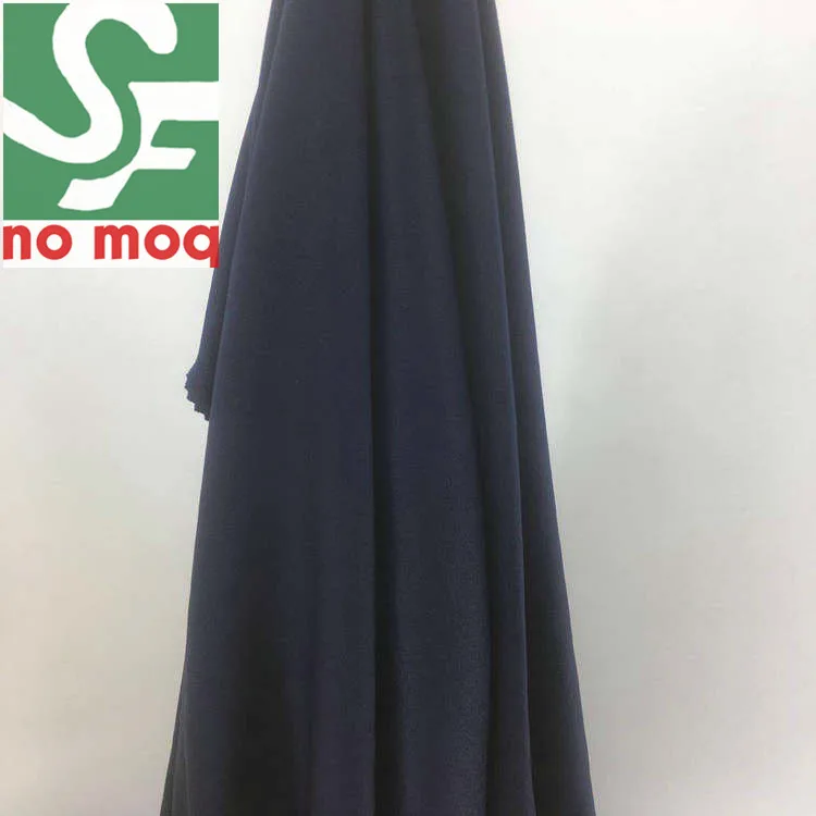 
Textile plain dyed 75D DTY jersey 100% polyester interlock knitted fabric 