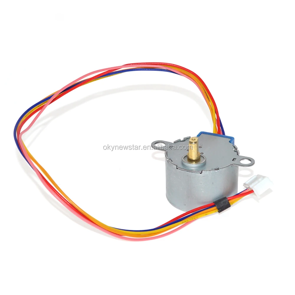 Okystar OEM / ODM 4 этап 5 Провода шестерни переменного тока Мини Micro USB 5V шаговый двигатель ULN2003 28byj48 28BYJ-48