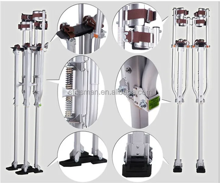 zancos de aluminio Drywall Stilts 3648 walking