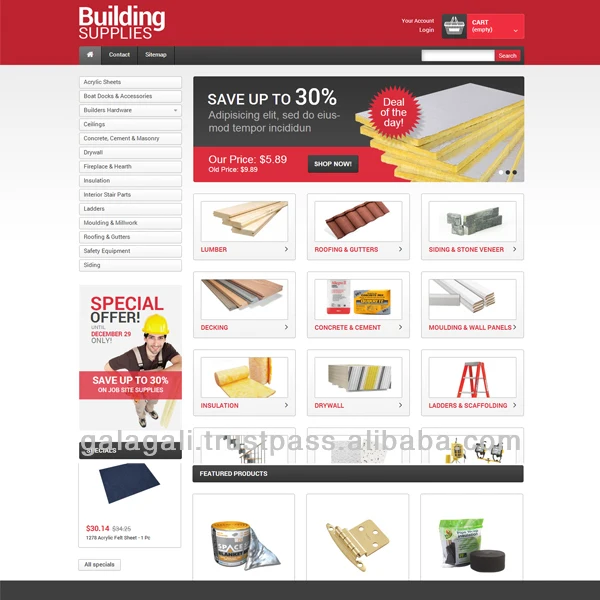 eCommerce online mobile shop website design