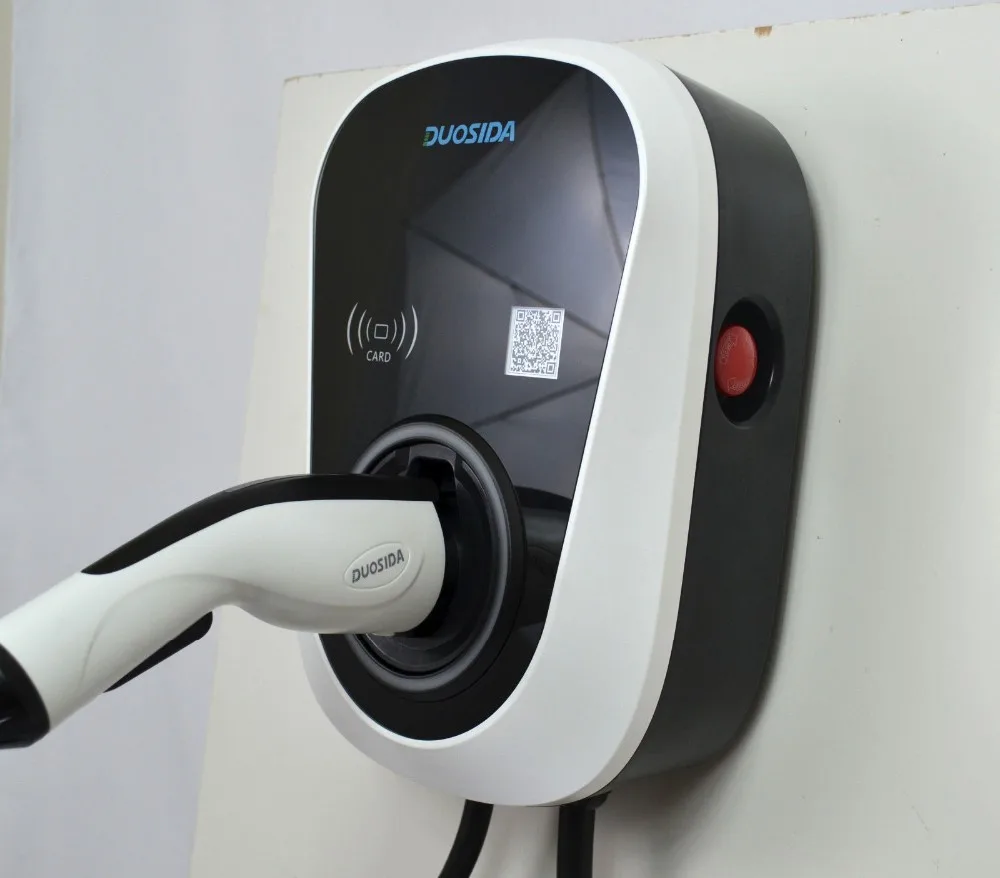 Duosida Sae j1772 type 1 plug 7KW AC charging station with 5m cables for EV car