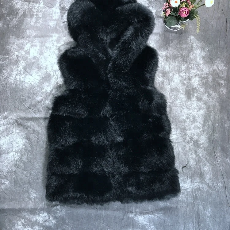 Стандартной длины ptktyjuj wdtnf цветной жилет поставка сфабрики искусственной мех женские пальто