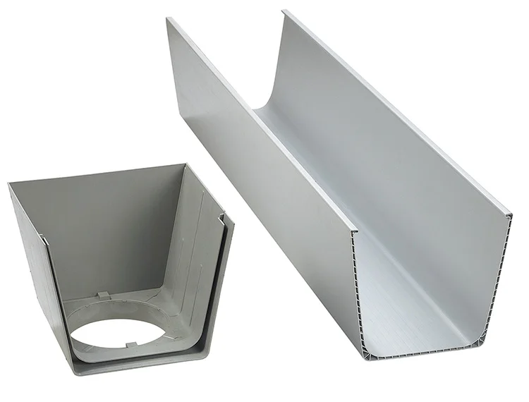 Good Reputation Factory Price Plastic Rain Gutter
