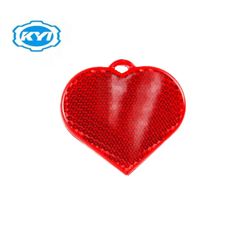 Heart Shaped Safety Pedestrian light Reflectors (KW106)