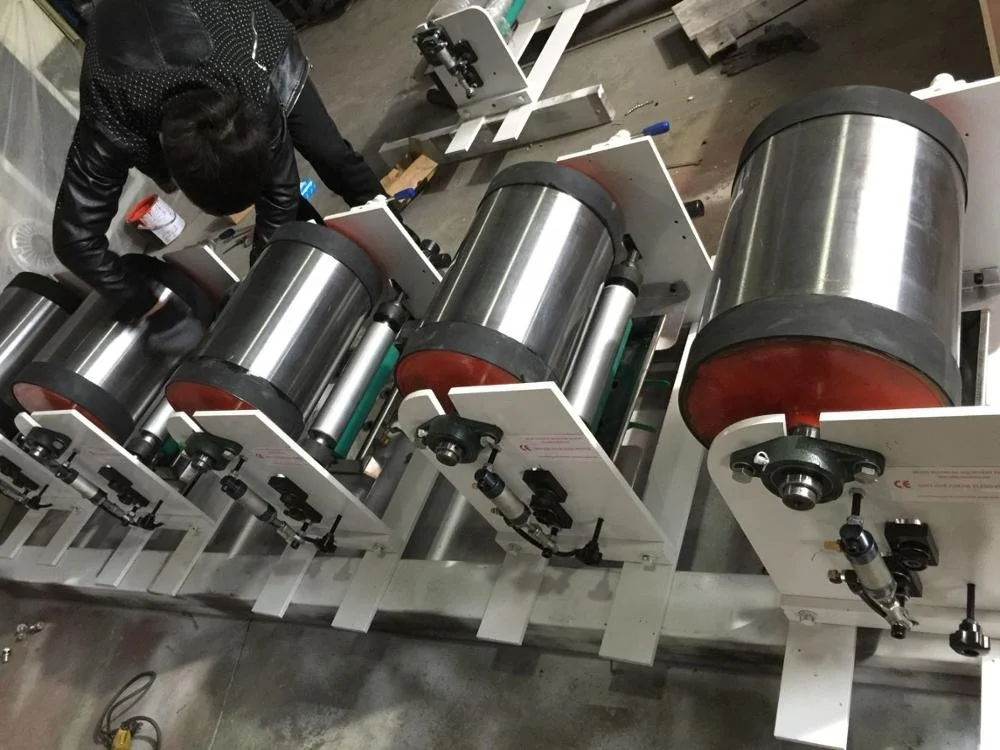 
MINI online one color flexo printing machine 