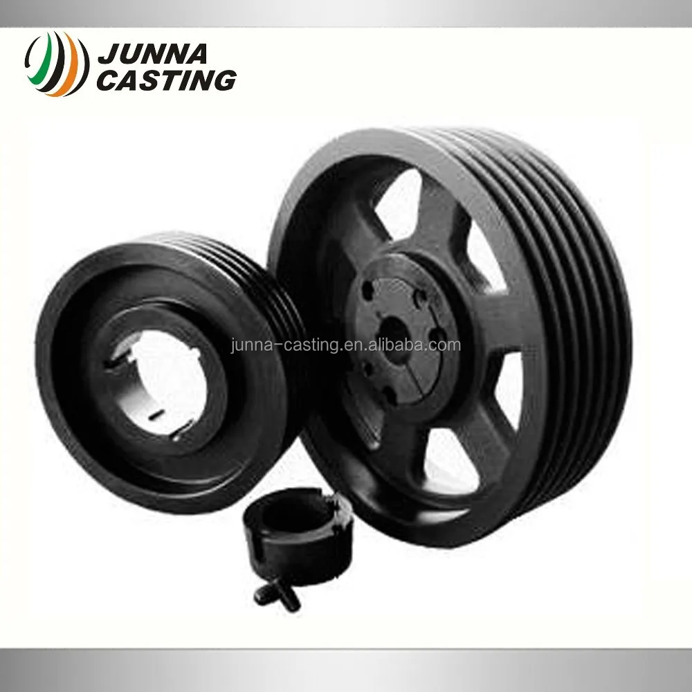 
sand casting gray iron casting pulleys 