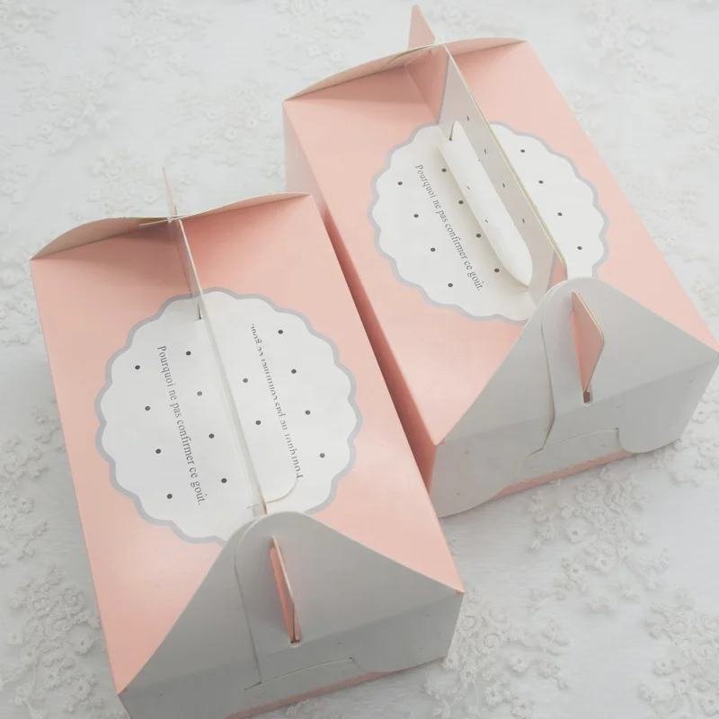 Colorful custom printed nougat candy packaging box mini gift box