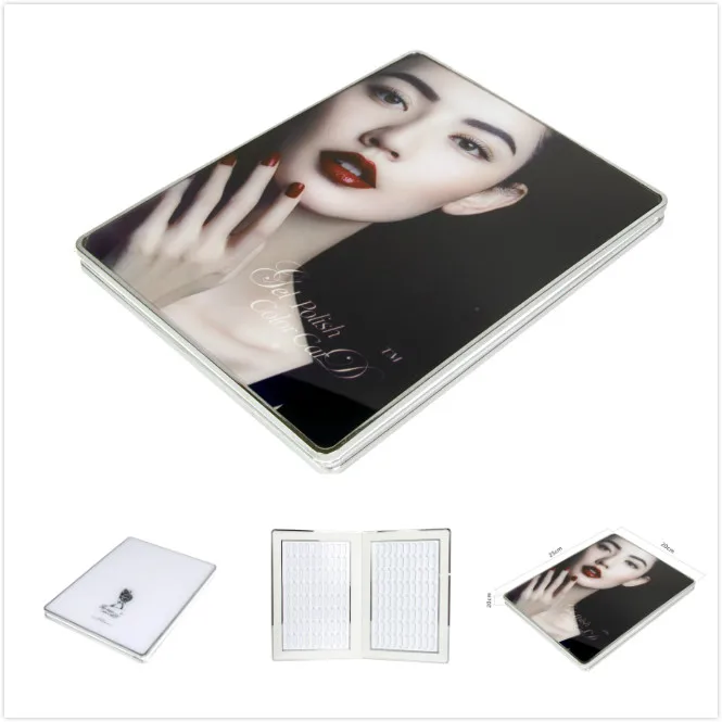 160 Colors Model Nail Gel Polish Nail Color Chart Display Nail Color Book