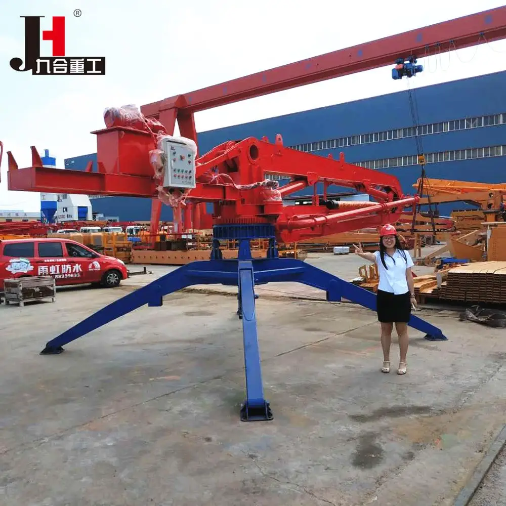 15m 17m 18m 21m 23m Spider concrete placing boom/concrete pump distributor /stationary concrete placing boom