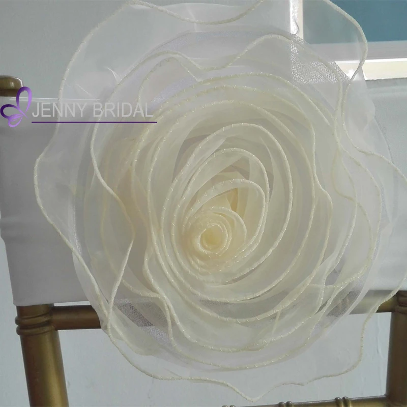 C116-2 cheap spandex cover chair wedding flower chair sashes for chair cover