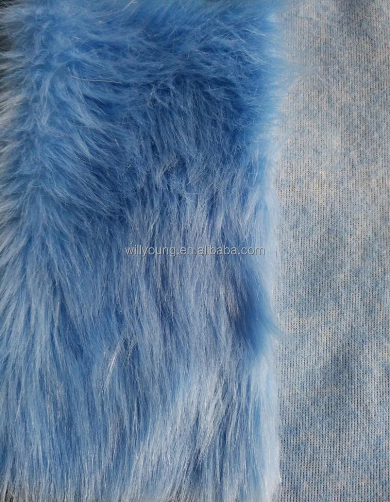 
100% acrylic long hair fabric 650 gsm 160 cm width plush fabric deep pile velvet for toy bag glove mat cloth material fabric 