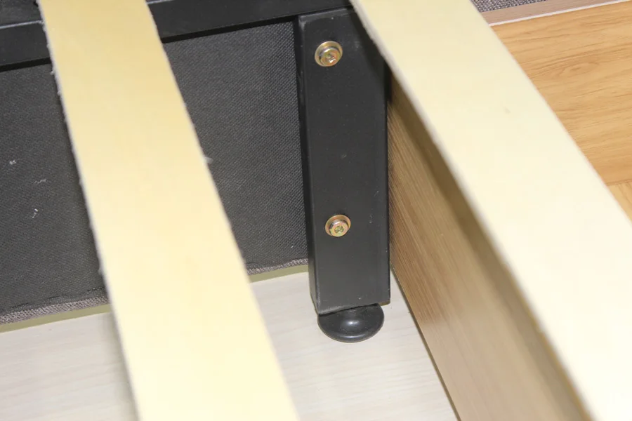 Hot sale bed room furniture leather bed with storage