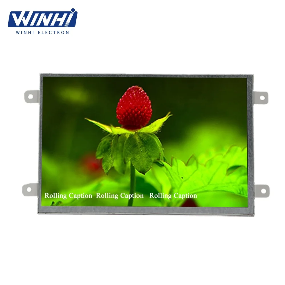 10.6in open frame see through lcd monitor video screen advertising display