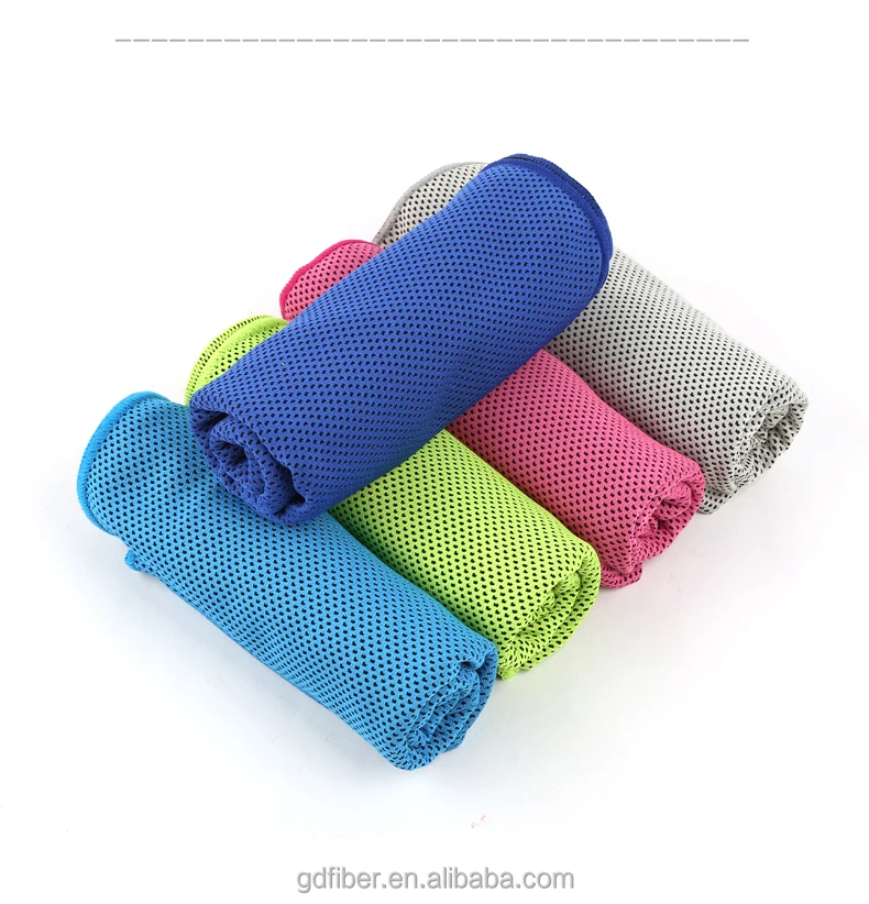 March Expo Wholesale Women Workout Fitness Absorbent Quick Dry PVA Cooling Towel Square Neck Cooling Scarf