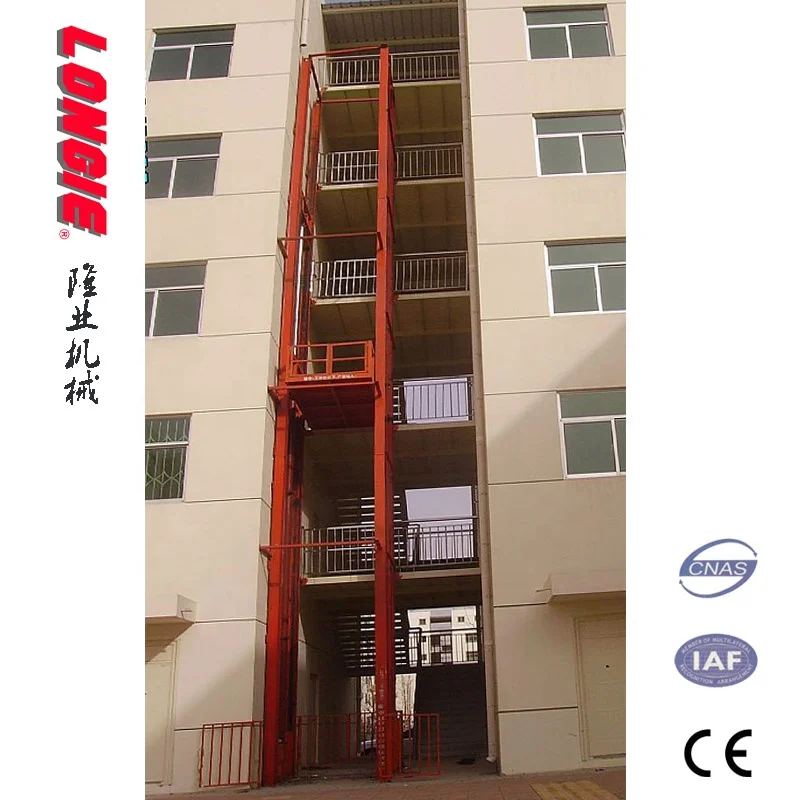 LISJD Hydraulic Vertical Warehouse Cargo Lift Industrial Freight goods Elevator