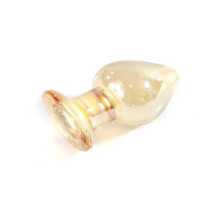Transparent Big Huge Large glass dildo Sex  penis Crystal Anal Butt Plug beads glass sex toy for woman