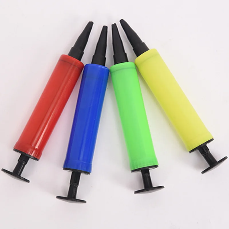 Mini Plastic Balloon Pump Hand Held Ball Party Balloon Inflator Air Pump Portable Useful Balloon Decoration Tools