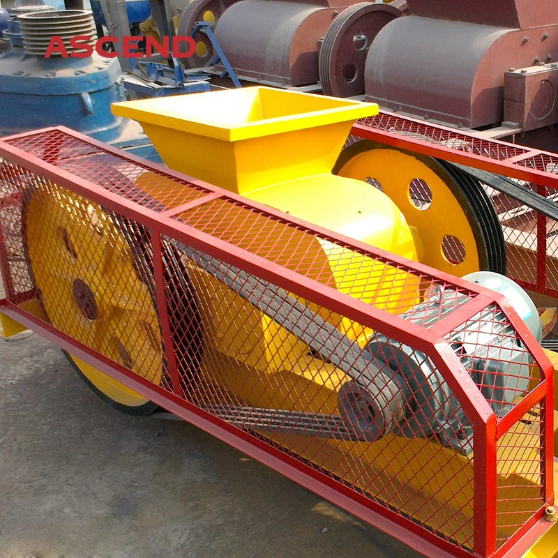 High quality choke coal smooth double roller crusher for concrete, clay and feldsaprt