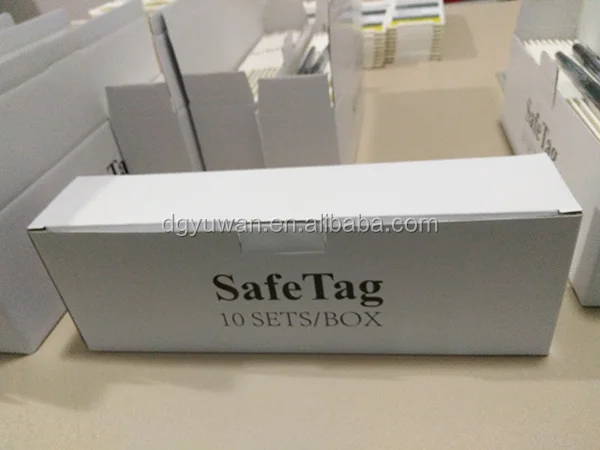 Plastic scafftag for scaffolding