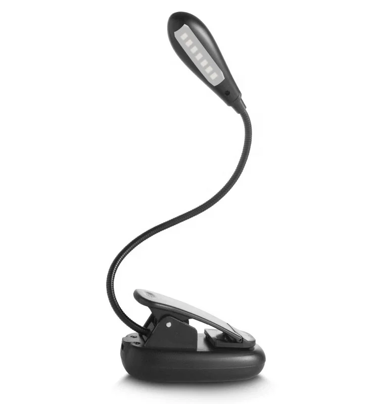 
Portable adjustable LED Book light Eye-caring table desk lamp flexible Clip on Light for night 