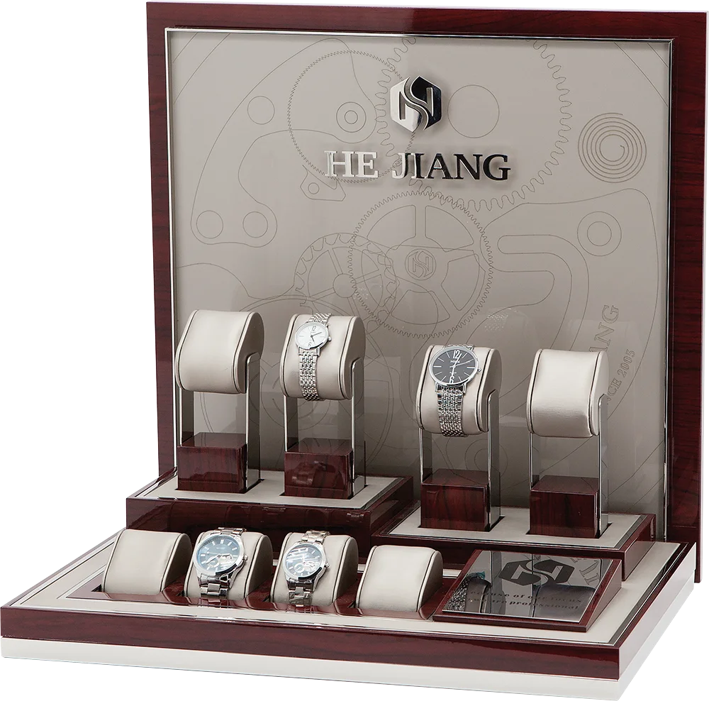OEM/ODM Wood Watch Display Custom Wrist Watch Display Stands Luxury Watch Stand