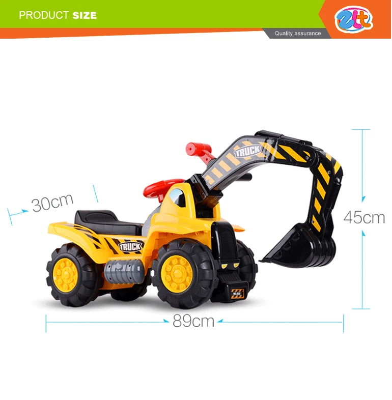 Hot popular electric ride on toy excavator for kids