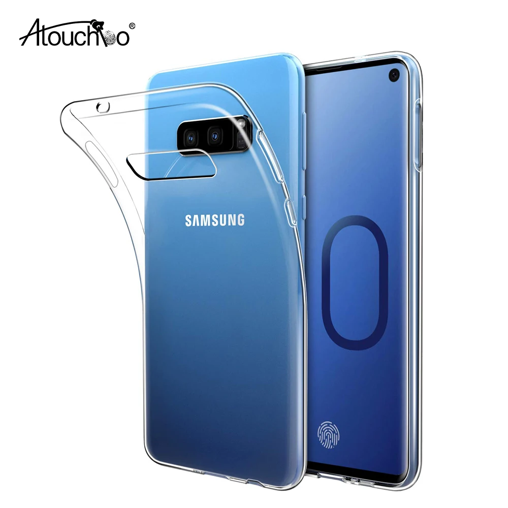 На 0 5 мм Samsung Galaxy S10e прозрачный тонкий мягкий силиконовый ультра Slim Fit Кристалл Прозрачный Бампер Гибкая ТПУ чехол