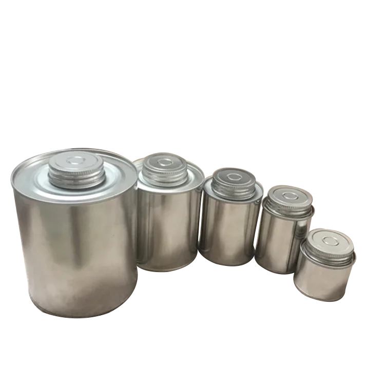 59ml-2L glue tin can screw top small metal tin cans with cap