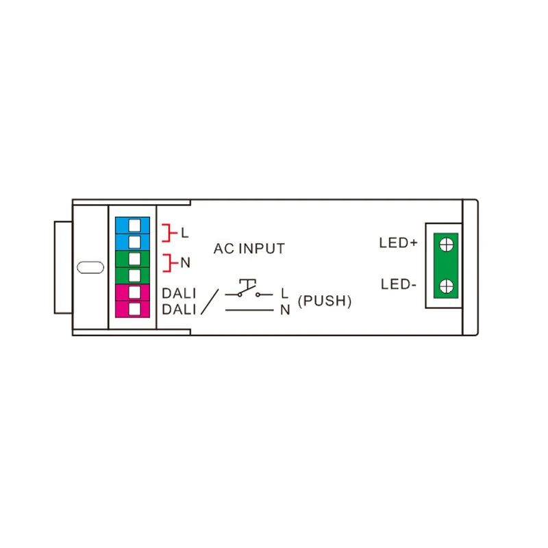 
16-18W DALI Dimming LED Driver With Push No Flicker 
