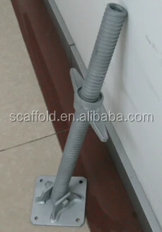 screw jack with swivel base plate