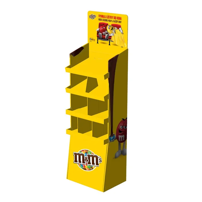 2024 HOT Free New Custom Design High Quality Promotion Recyclable Pos Chocolate Display Stand