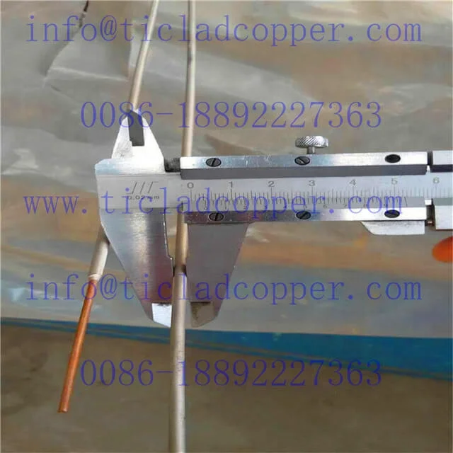 titanium clad copper bus/ wire/ titanium wire for Electronic circuit board/ PCB