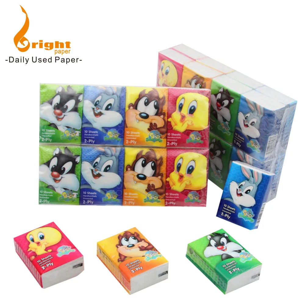 Customized advertising  Mini Facial  Pocket Tissue