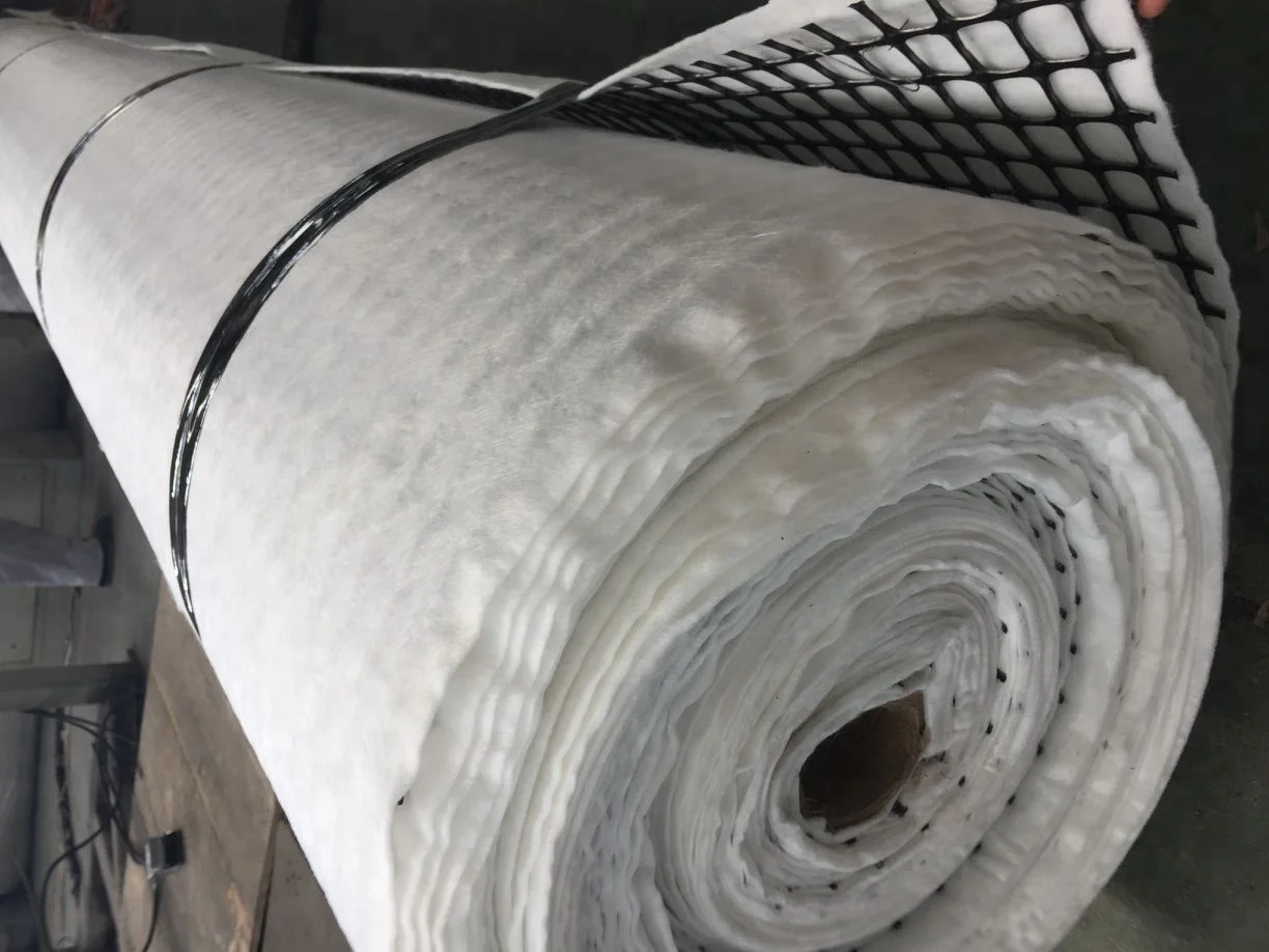 Biaxial PP Geogrid 3030 composite Nonwoven Geotextile with CE certificate