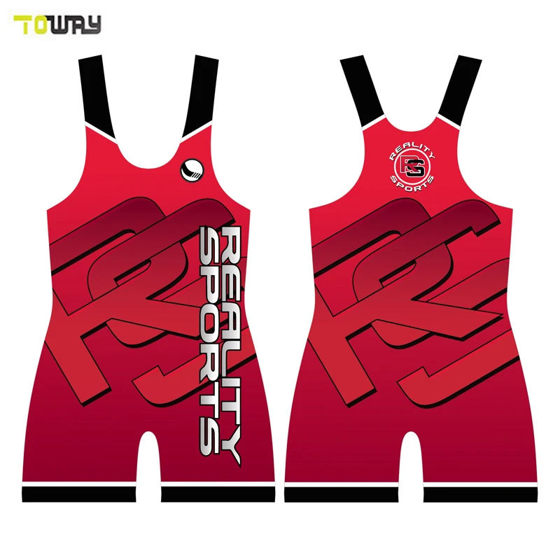 plus size sublimated wrestling singlets for sale