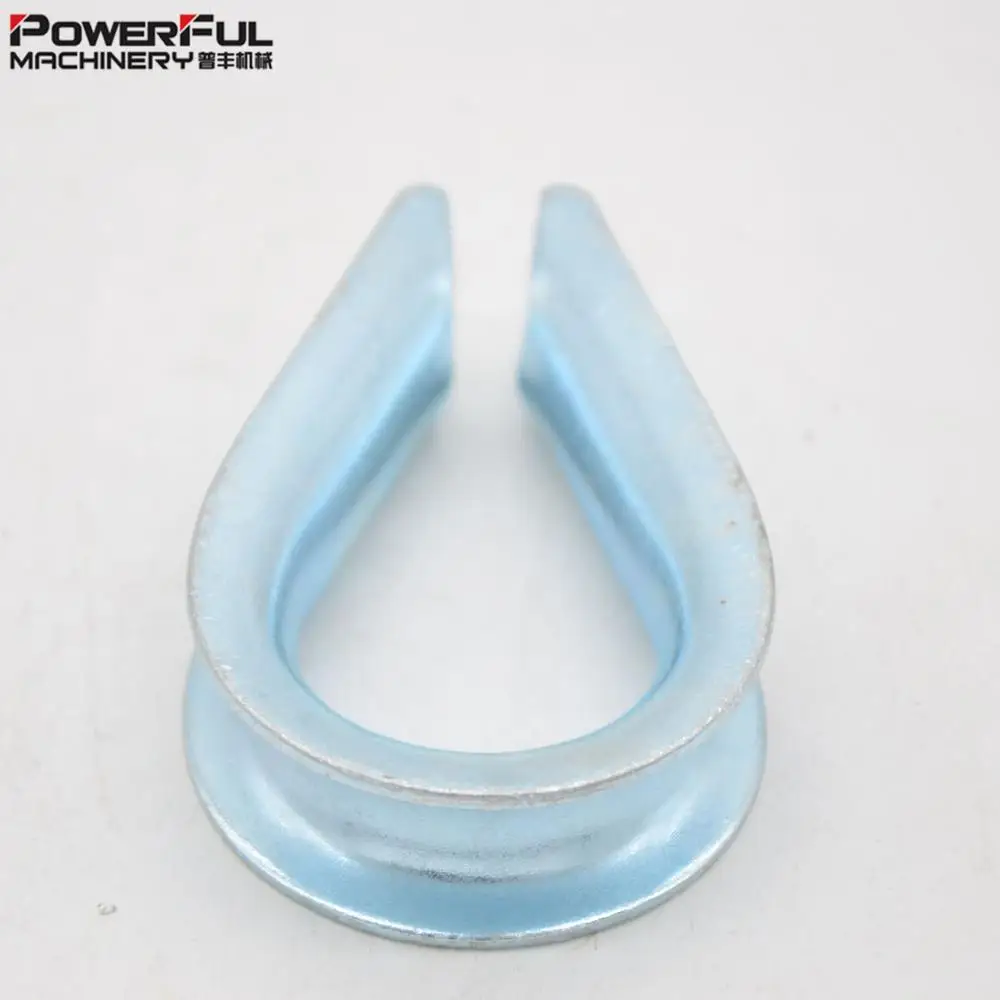 STAINLESS STEEL 316 US TYPE LIGHT DUTY G-411 WIRE ROPE THIMBLE 1/8