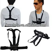 Gopro аксессуары грудь органа ремешок для gopro героя 1/2/3