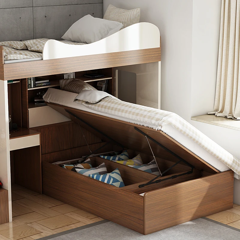 Modern Melamine MDF/Particle Board Bunk Bed for Adult and Children