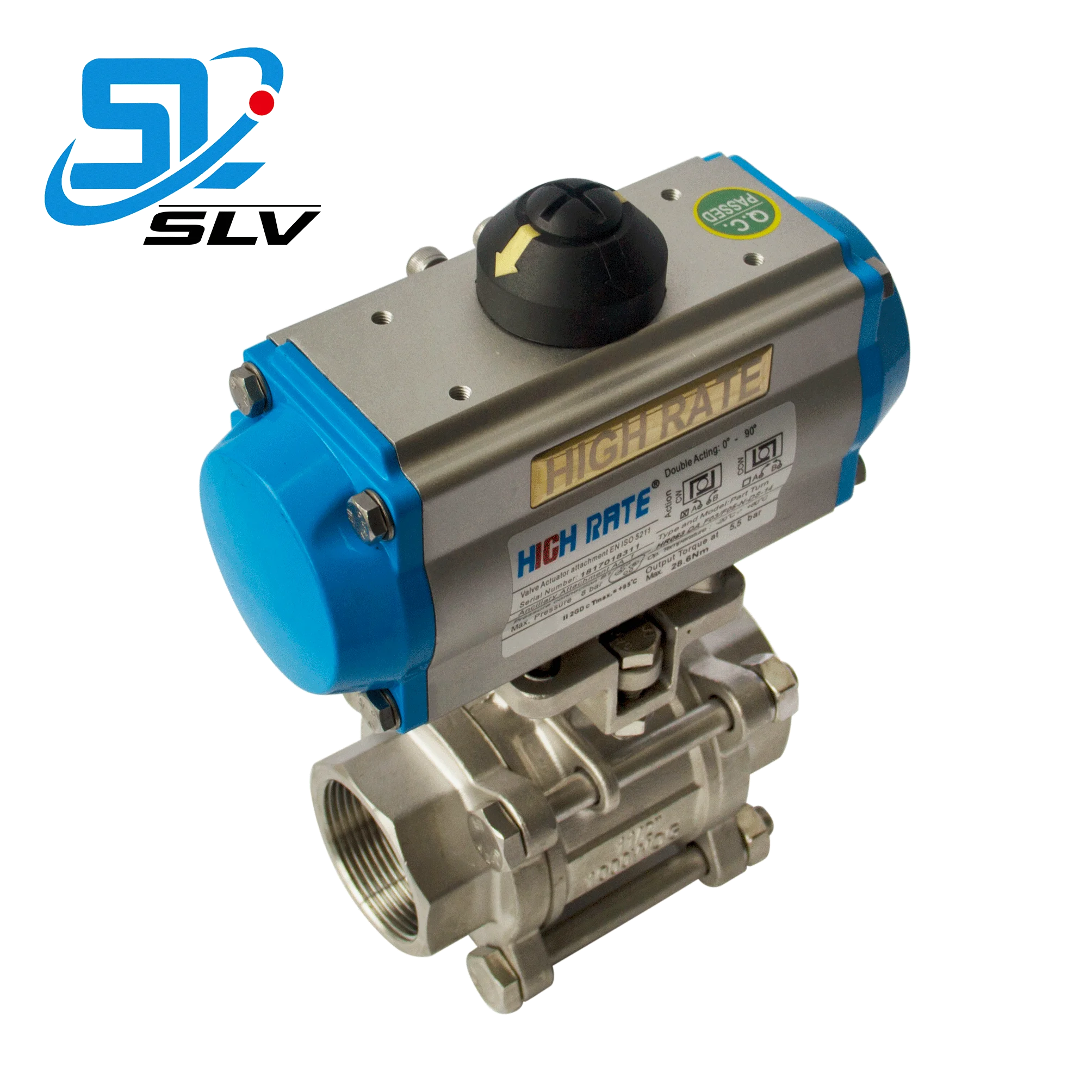 HI Made in China Stainless Steel  Industry Gear Rack Pneumatic Actuators Air Bleeder Valve Provider