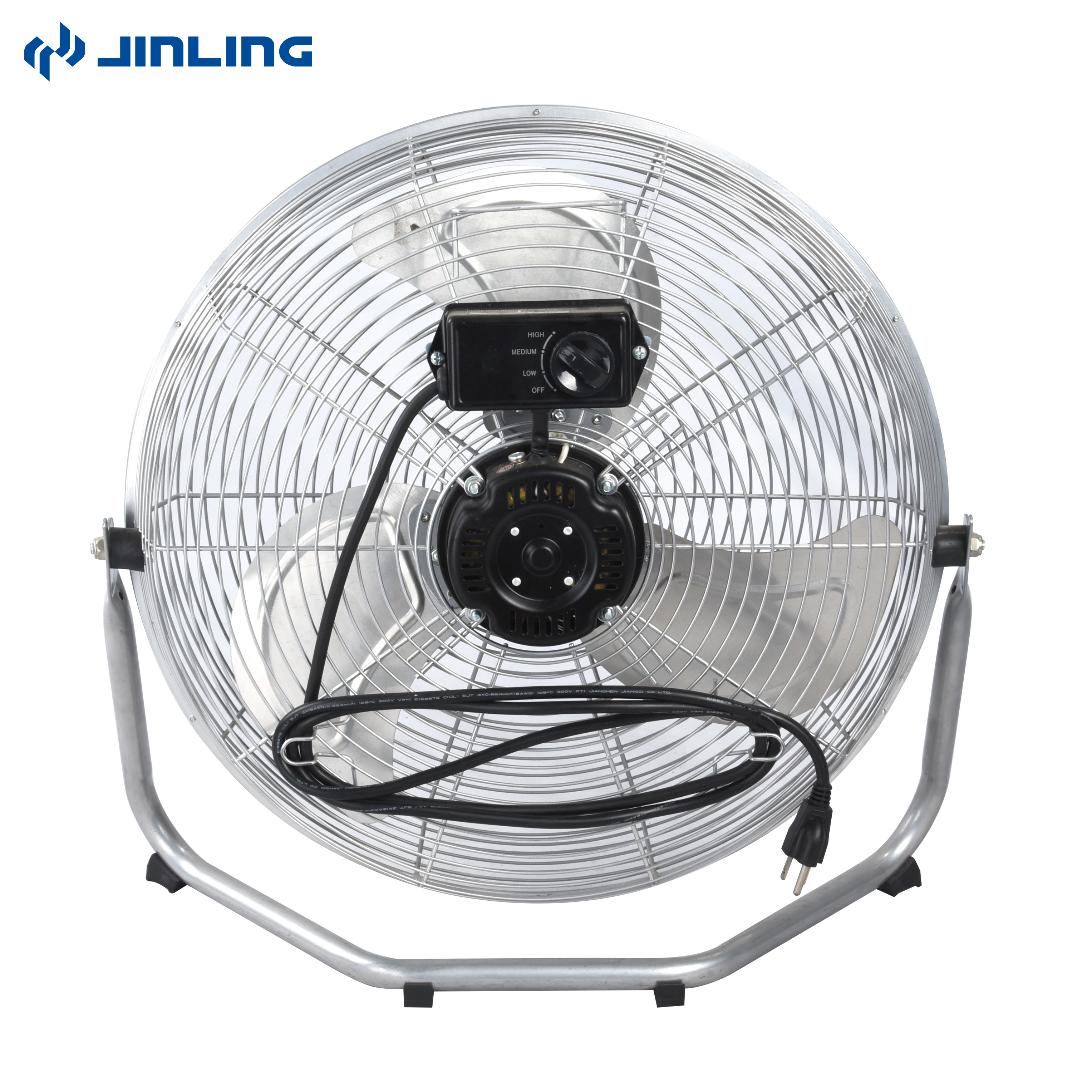 JINLING High Speed Velocity metal 12 14 16 18 20in Commercial Industrial portable Air cooling Floor Fan 120 220V