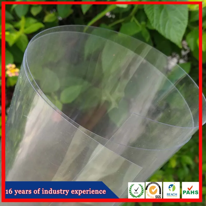 150 микрон Тонкий Жесткий Прозрачный Пластик ПВХ Пленки для Блистерной