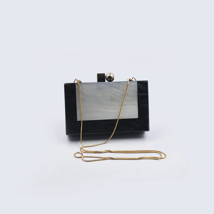 2019 New Multi Color Pearl Light Color Perfume bottle design Acrylic Evening Bag Sac A Main Femme Acrylic Clutch