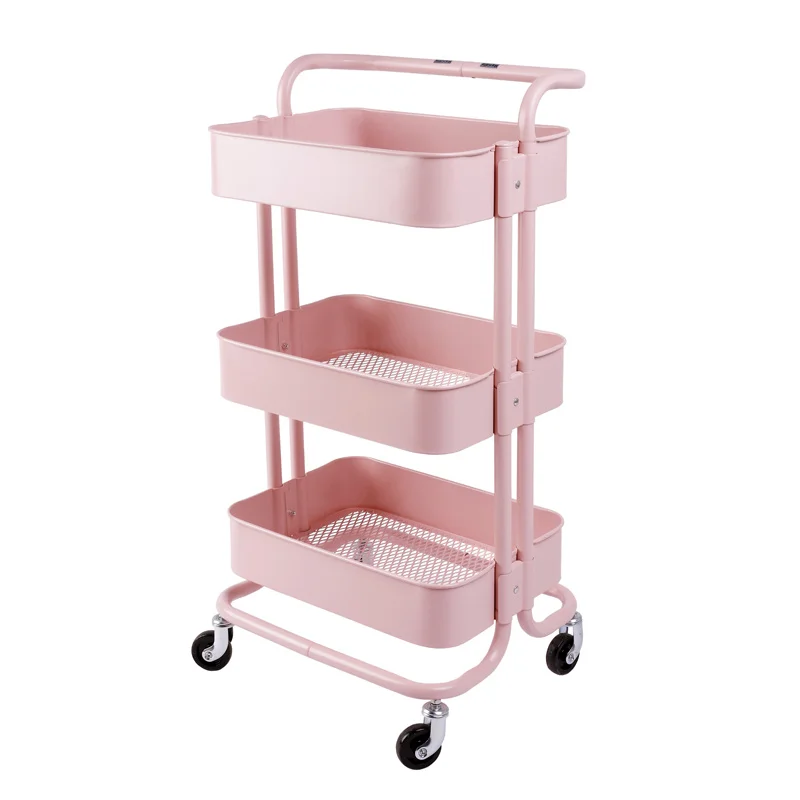 Hot Sale Professional Salon Cart Beauty Spa Facial Trolley Hair Salon Rolling Cart Salon furniture Pedicure Universal Wheel Cart