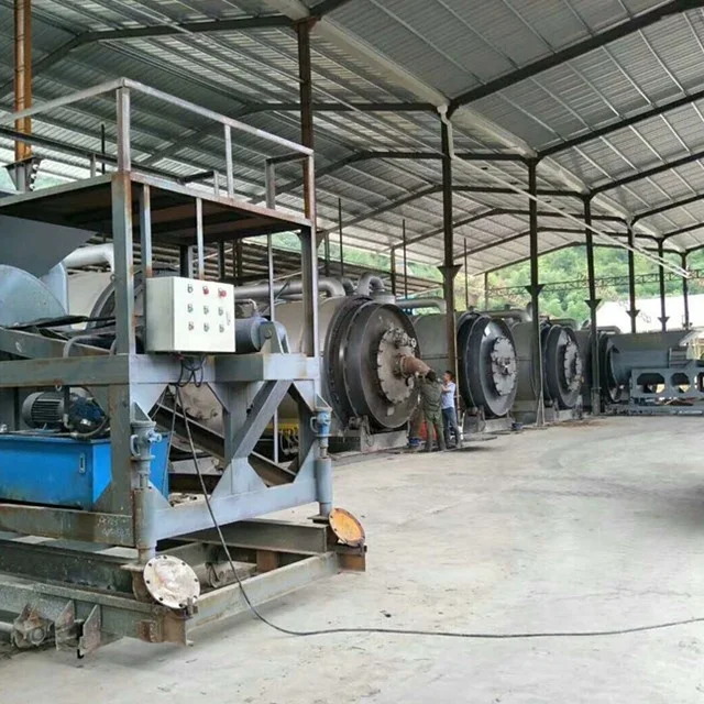 
Hot sale in UK 500kg-5Tons per day small pyrolysis machine 