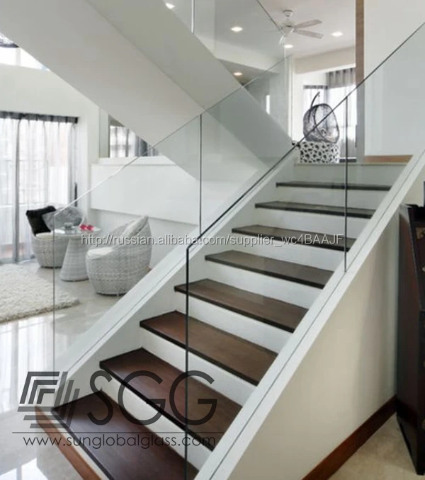 Высокое качество закаленное стекло используется для стекла лестничные части