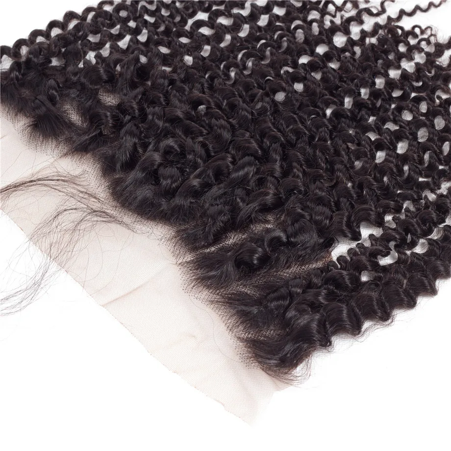 
Афро кудрявые девственные Малазийские Волосы 13x4 с застежкой от уха до уха hd кружевной фронтальный 