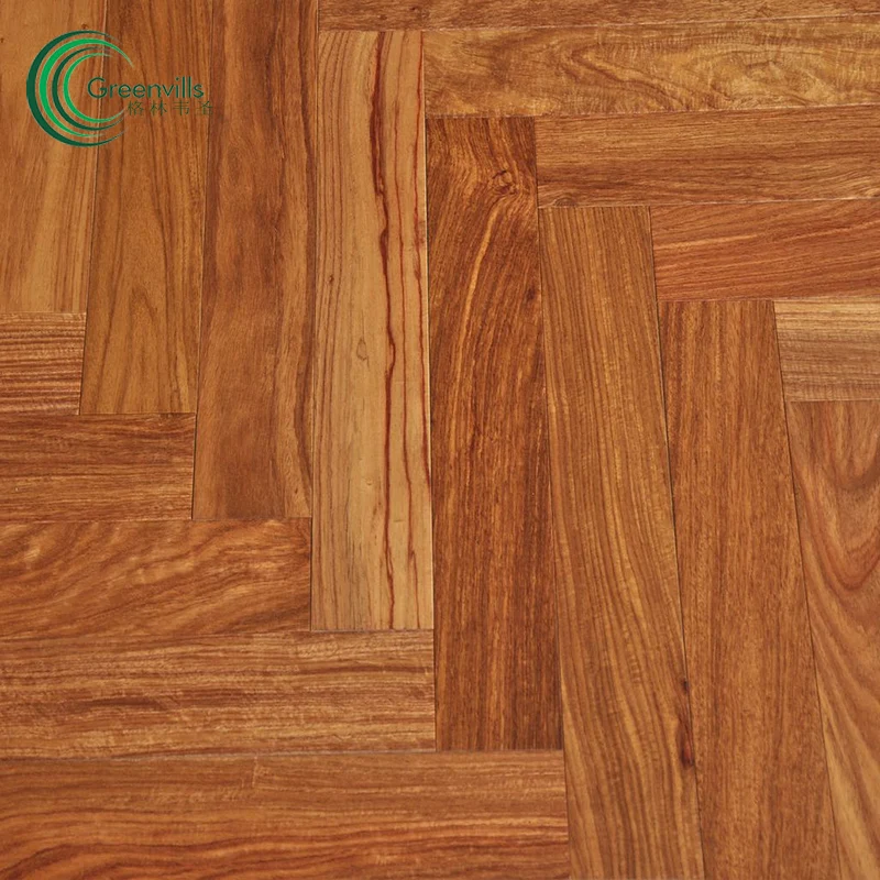 African padauk fishbone flooring padauk engineered wood parquet flooring factory prices herringbone floor