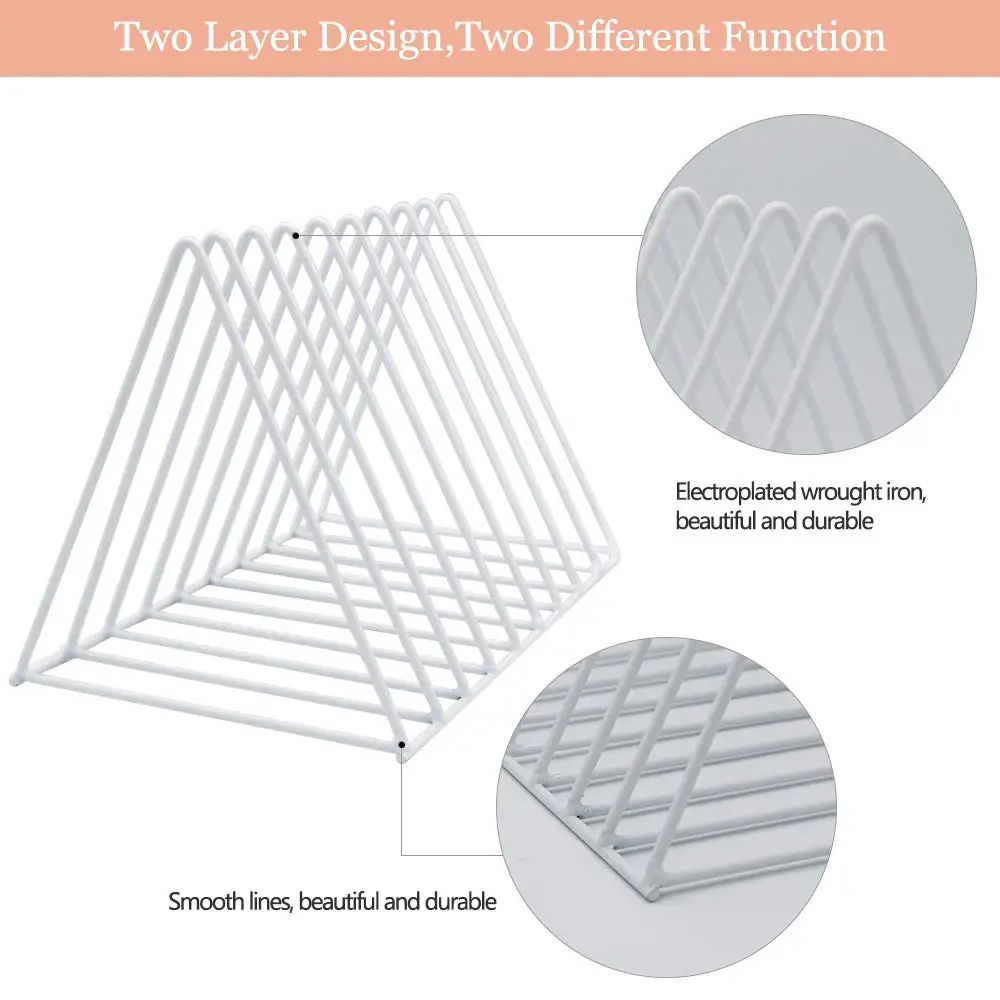 High Quality Wholesale Metal Silver desk letter holder For Kid Using