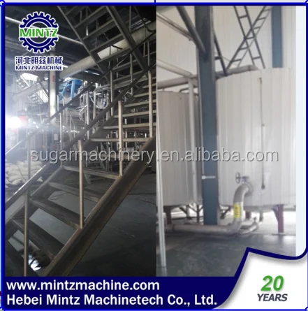 
low consumption raw sugar refinery processing equipment with low strike time 